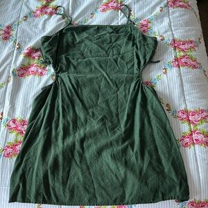 Aerie Mini Tie Cutout Dress